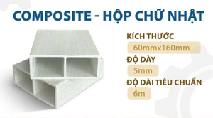 Hộp Nhựa Composite 60x160x4ly